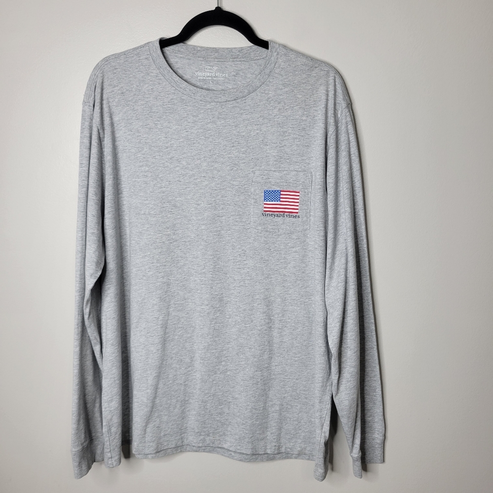 Vineyard Vines Gray Long Sleeve Tee